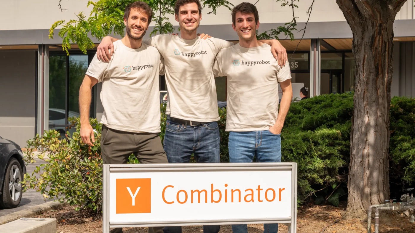 HappyRobot founders at Y Combinator
